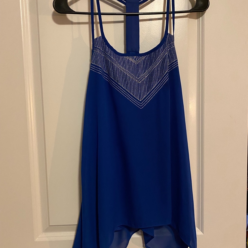 Blue tank top